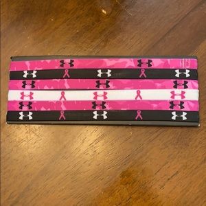 Under Armour breast cancer headband pack